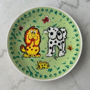 Whimsical Gryphonware Ceramic plate 8”